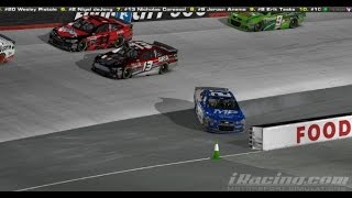 2015 NASCAR IRacing Fixed Series - Bristol -  Incredible Save!