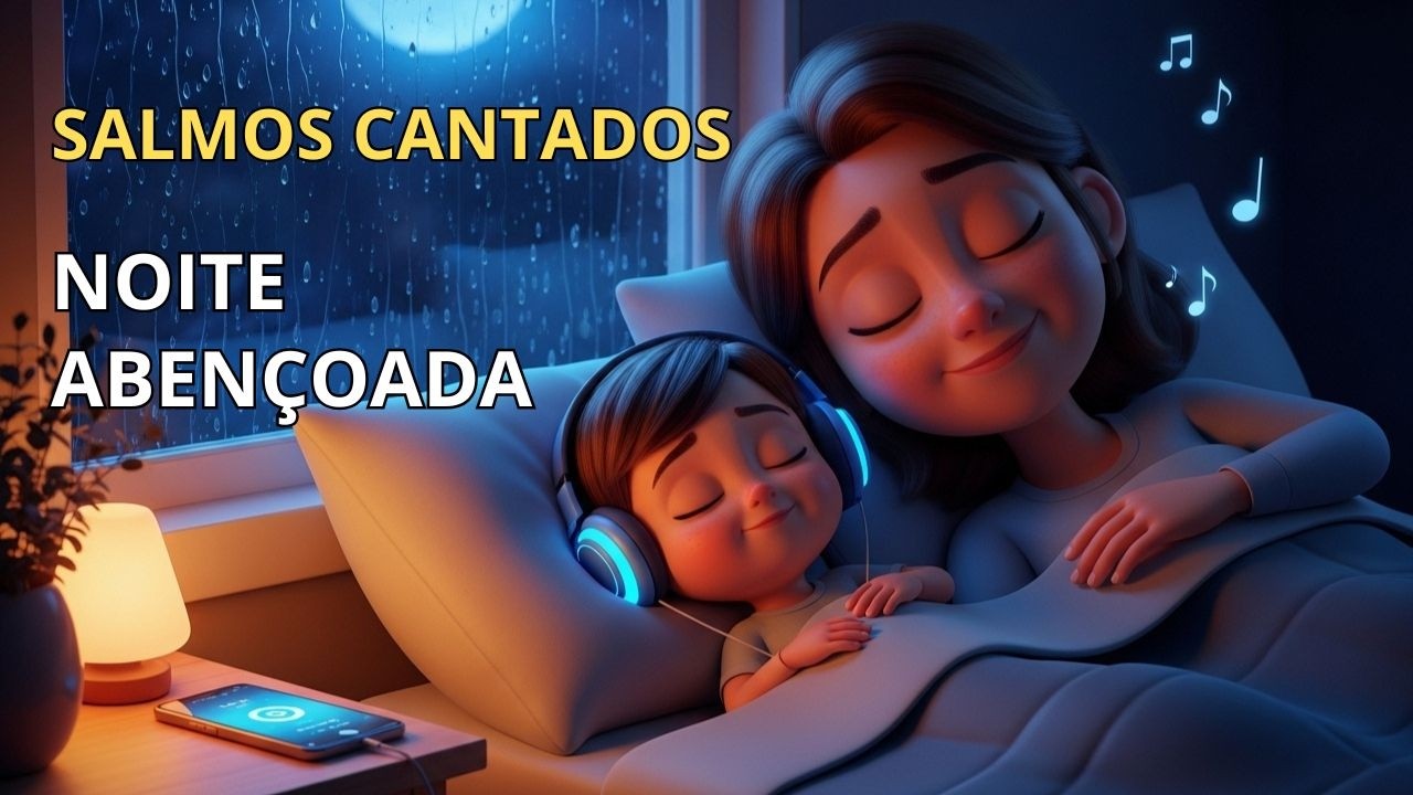 🎵 Salmos cantados para DORMIR na presença de Deus