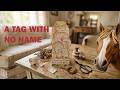 Crafting 'A Tag with no Name' 🐴 | Shabby Chic Junk Journal Ephemera (No Talking Process)