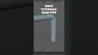 Maya Tutorial: How to make bend pipe #3dmodeling #3dtutorials #maya #mayatutorial #3d