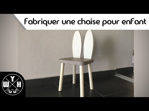 Vidéo: Comment Faire Une Chaise Pour Enfants