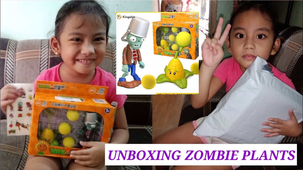 Unboxing Zombie Plants Toy | Lazada 12.12