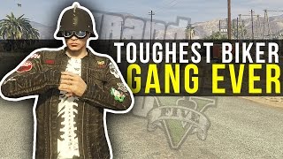 TOUGHEST GANG EVER - GTA 5 Biker Update (Funny Moments)