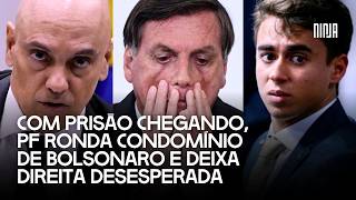 💥Às vésperas de decisão, defesa de Bolsonaro pede domiciliar; Nikolas fala em risco de morte💥