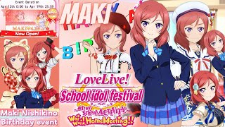 HAPPY BIRTHDAY MAKI NISHIKINO - Love Live! School Idol Festival ~after school Activity~ Wai-Wai!Home