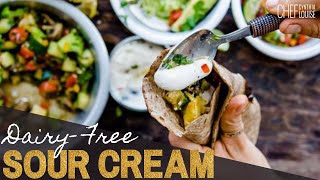 Dairy Free & Vegan Sour Cream in Just 1 Minute! - Cook At Home Mom