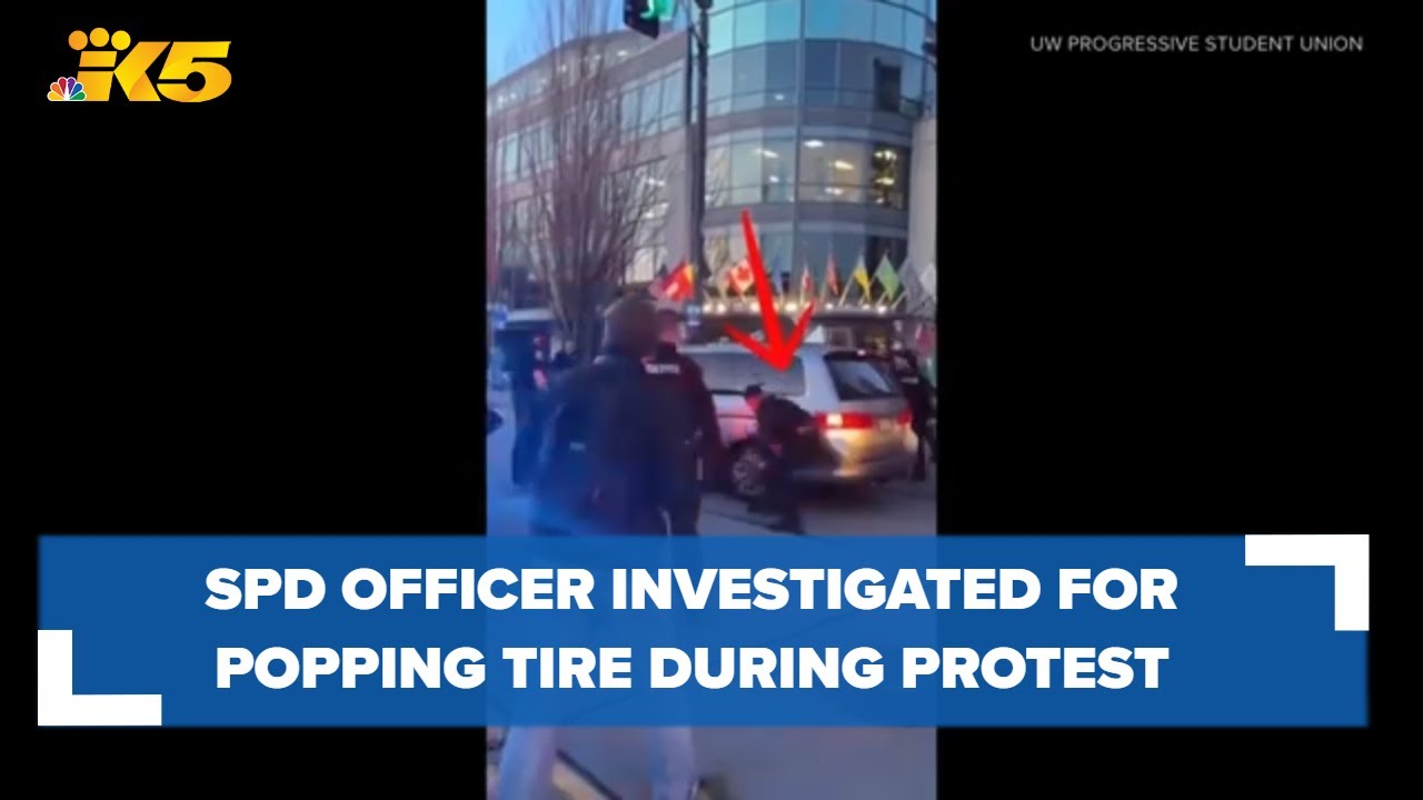 Seattle police officer under investigation for popping a tire on a ...
