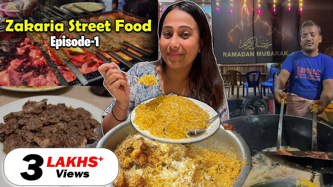 ULTIMATE Street Food IFTAR in Kolkata for Ramadan| Zakaria Street Food, Episode -1