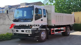 10-15tonne ISUZU FVR tipper dump truck export to Philippines