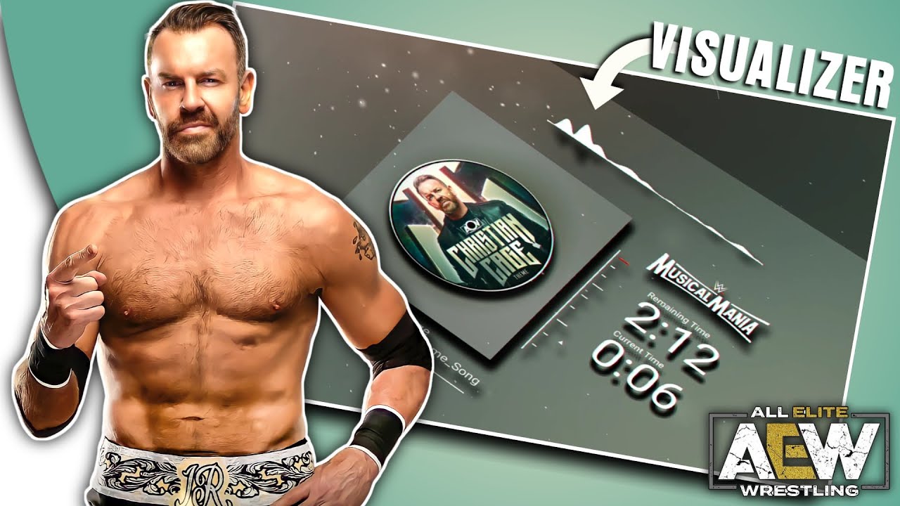 Christian Cage Official AEW Version Entrance Music With Visualizer (Wwe MusicalMania)