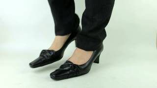 大きいサイズと小さいサイズの靴専門店　  フォーマルターバンパンプス６cmヒール（ＣＬ－６４２）