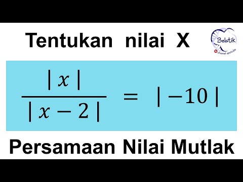 Soal Khusus Bisa Dikerjakan Dengan Dipangkatkan 2 Di Kedua Ruas Persamaan Nilai Mutlak Cara Cepat Youtube