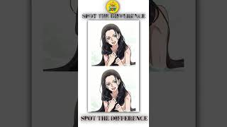 Spot the difference 🤯 | #challenge #fun #difference #spotthedifference #robin #onepiece
