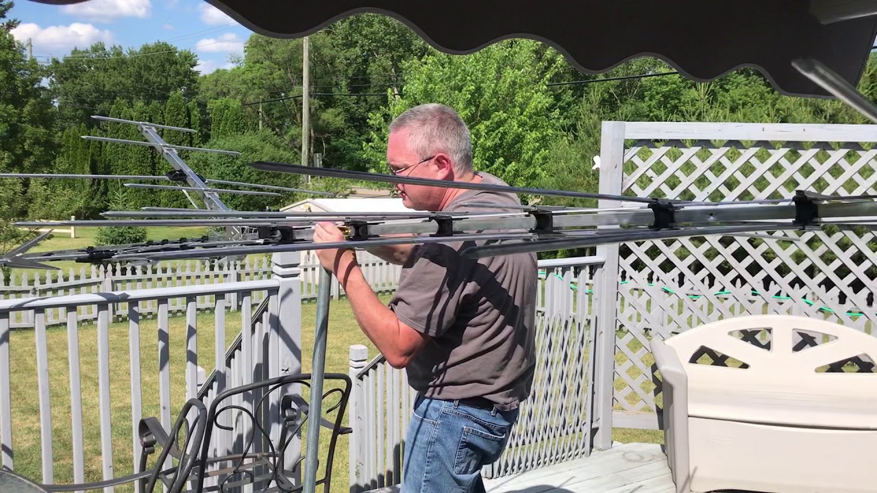 Assembly of my Winegard HD8200U antenna Part 2 YouTube