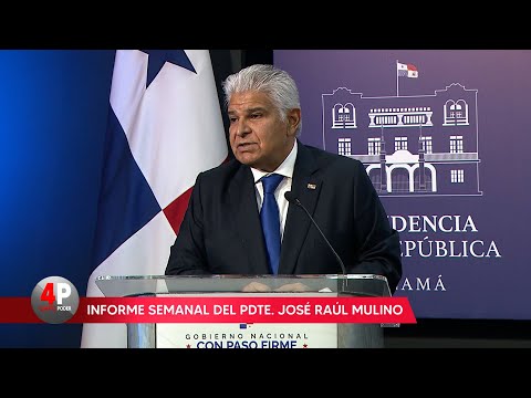 Conferencia de prensa del presidente de Panamá