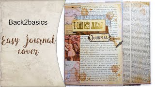 **Back2basics** decorating journal cover and end results