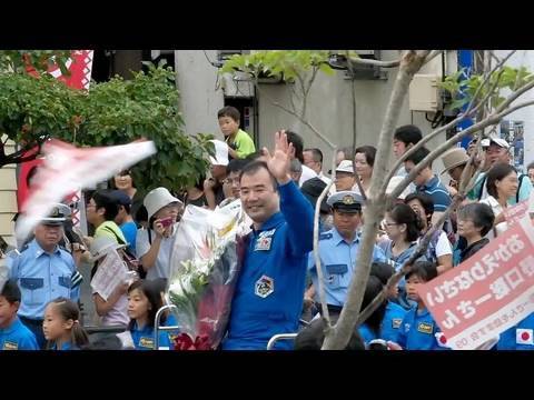(HD) Astronaut Soichi Noguchi /   20100809