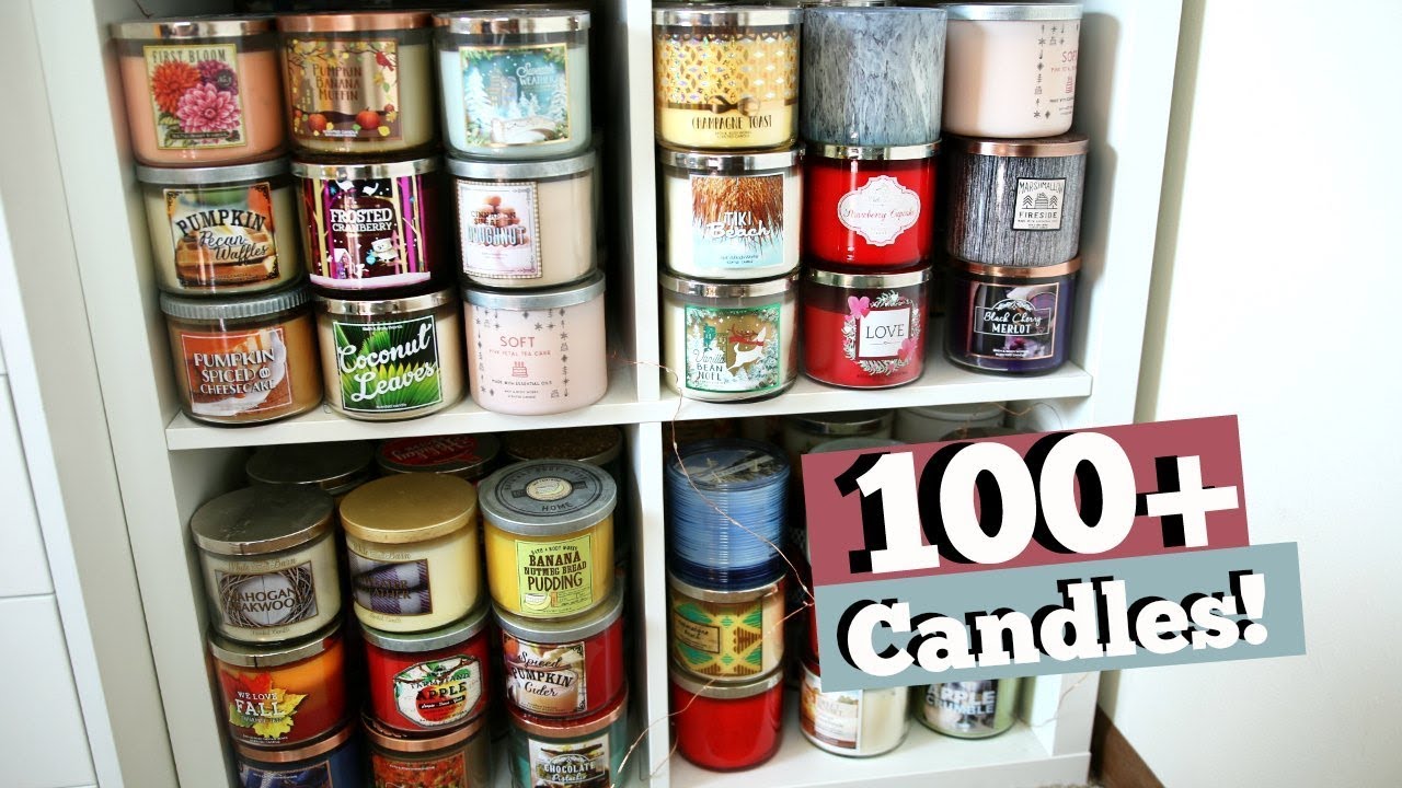 MY ENTIRE BATH & BODY WORKS CANDLE COLLECTION! | LEAH JANAE