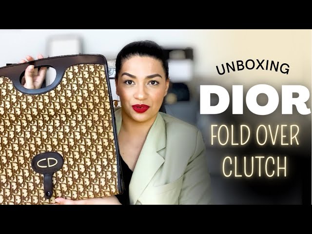 DIOR UNBOXING - VINTAGE DIOR FOLDOVER TOTE FROM SEX AND THE CITY