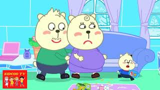 Download Lagu Baby Don't Be Afraid! Bearee Pretends Bodyguard And Learns How to Take Care of Baby | Kidcoo Tv MP3