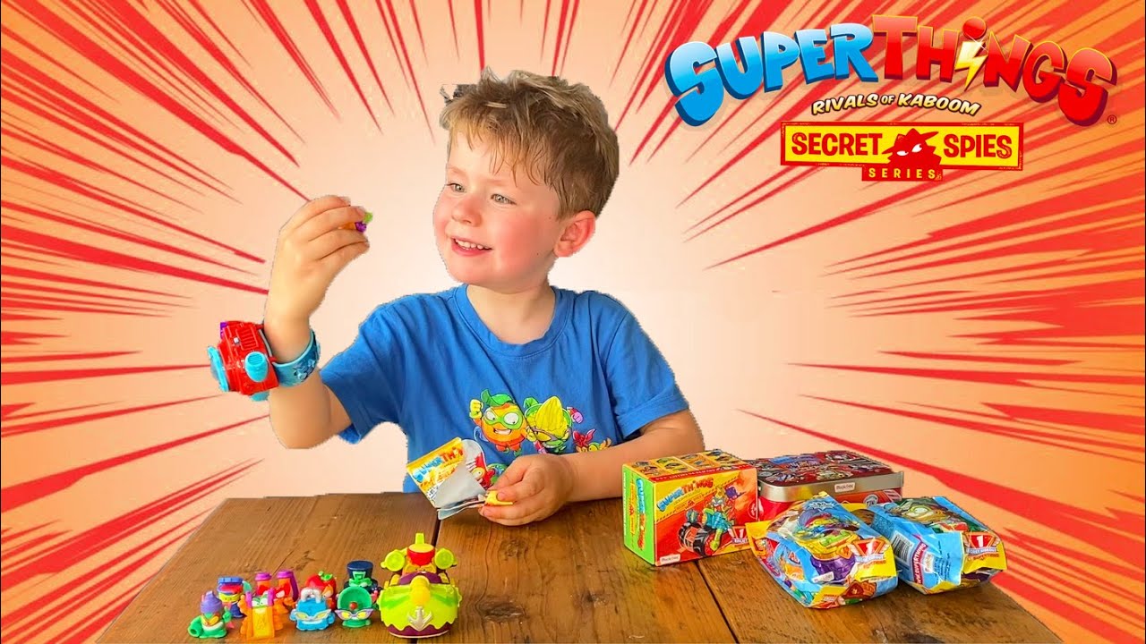 SuperThings Secret Spies blind bags and toy reveals | SuperZings Series 6