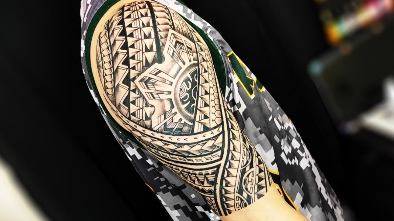 Tribal Polynesian Tattoo Sleeve | Vhodic Bruno Tattoo