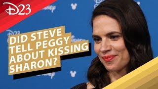 Avengers: Endgame's Hayley Atwell on Whether Steve Told Peggy About That Sharon Kiss - D23 2019