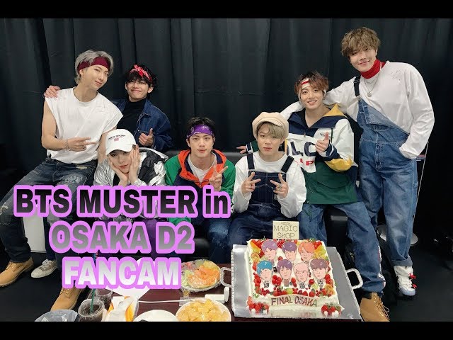 BTS 5TH MUSTER MAGIC SHOP in OSAKA D2 - ALL MOMENT FANCAM