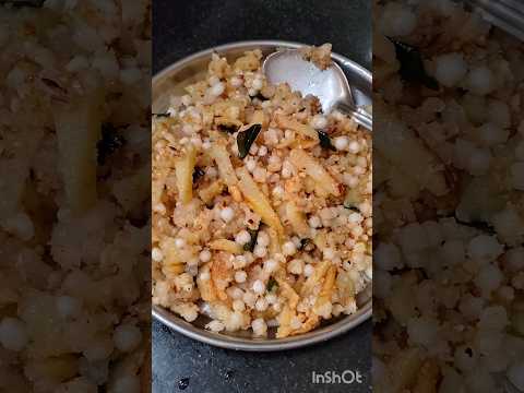 💁झटपट होणारी साबुदाणा खिचडी 😋 #food #goviral #marathithali #foodlifemarathi #साबुदाणा खिचडी#goviral