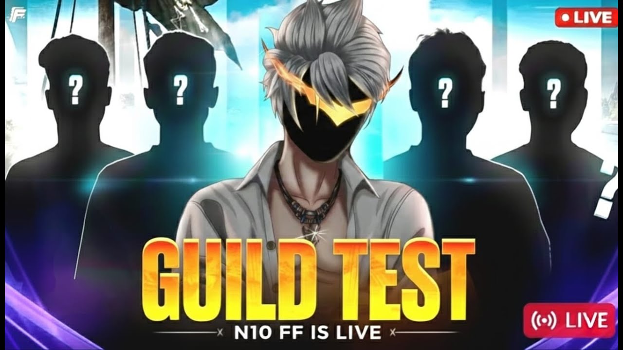 Guild Test | Live Guild Test 1 v 3 I Free Fire Maxx 