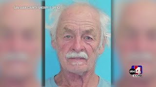 MISSING: 75-year-old male reported missing out of San Juan County