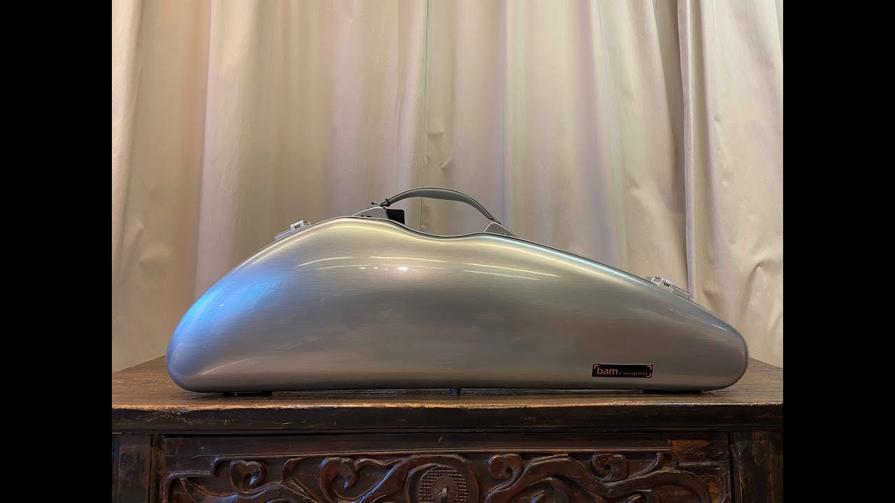 ［開盒］ BAM (France) HIGHTECH LA DEFENSE Silm Violin Case Aluminium