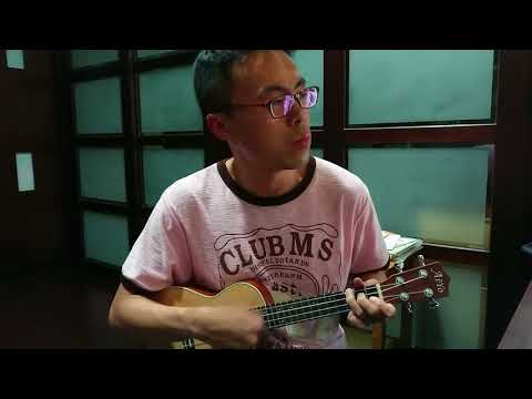 烏克麗麗 18 | 逃跑計劃–夜空中最亮的星 (彈唱cover&原調和弦譜)【閔閔瑞恩🎶】