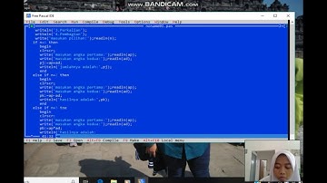 Free Pascal- Kalkulator Sederhana dan Rumus Bangun Datar