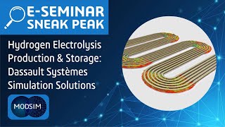 Hydrogen Electrolysis Production & Storage : Simulation Solutions | E-seminar Sneak Peak