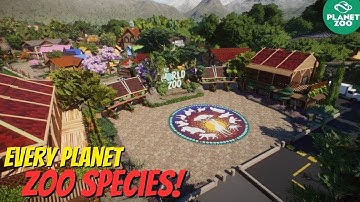 Every Animal in Planet Zoo is HERE in this Workshop Zoo (Part 1)