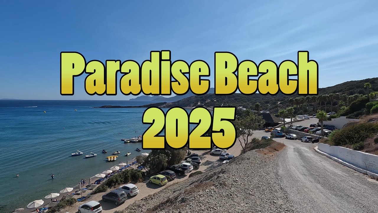 Paradise Beach in Kefalos | Summer Stroll at One of the Best Beaches in Kos 🏖️