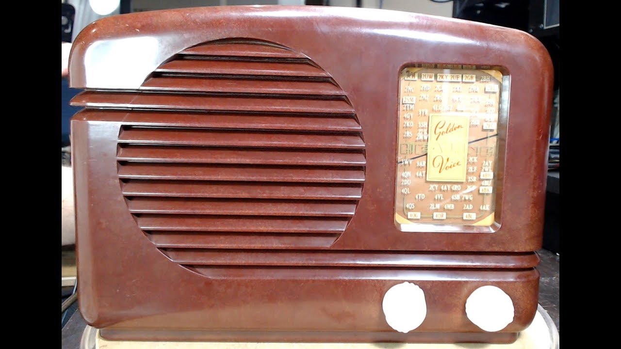 Healing M401E Aussie Radio from 1946-47 Restoration - YouTube