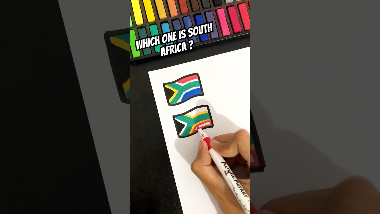Which one is south Africa? #southafrica #flags #shorts #youtubeshorts