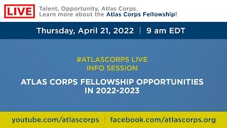 Info Session: Atlas Corps Fellowship Opportunities in 2022-2023