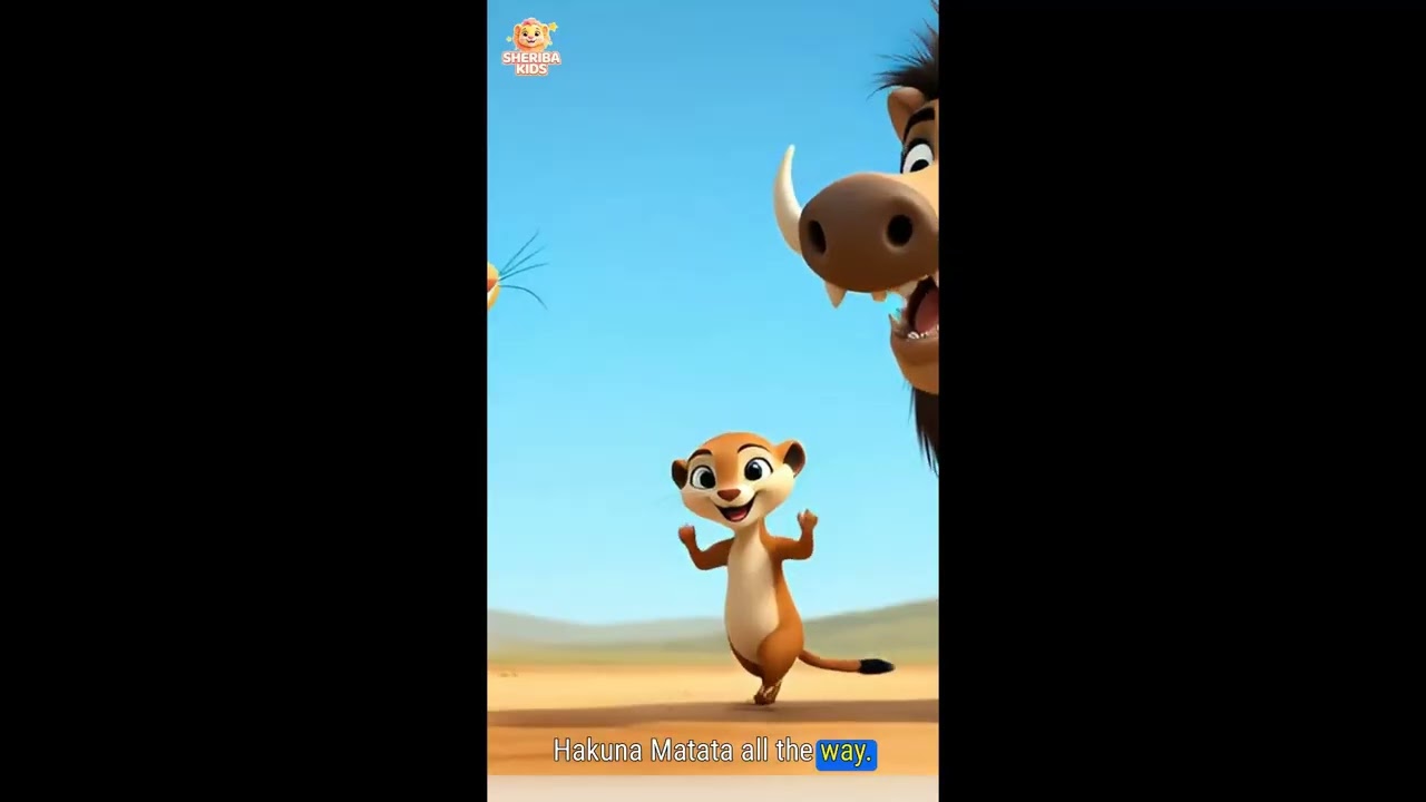 Hakuna Matata Jungle Short 🌴🦁 | Happy Jungle Friends Short for Kids | ‪@sheribakids‬
