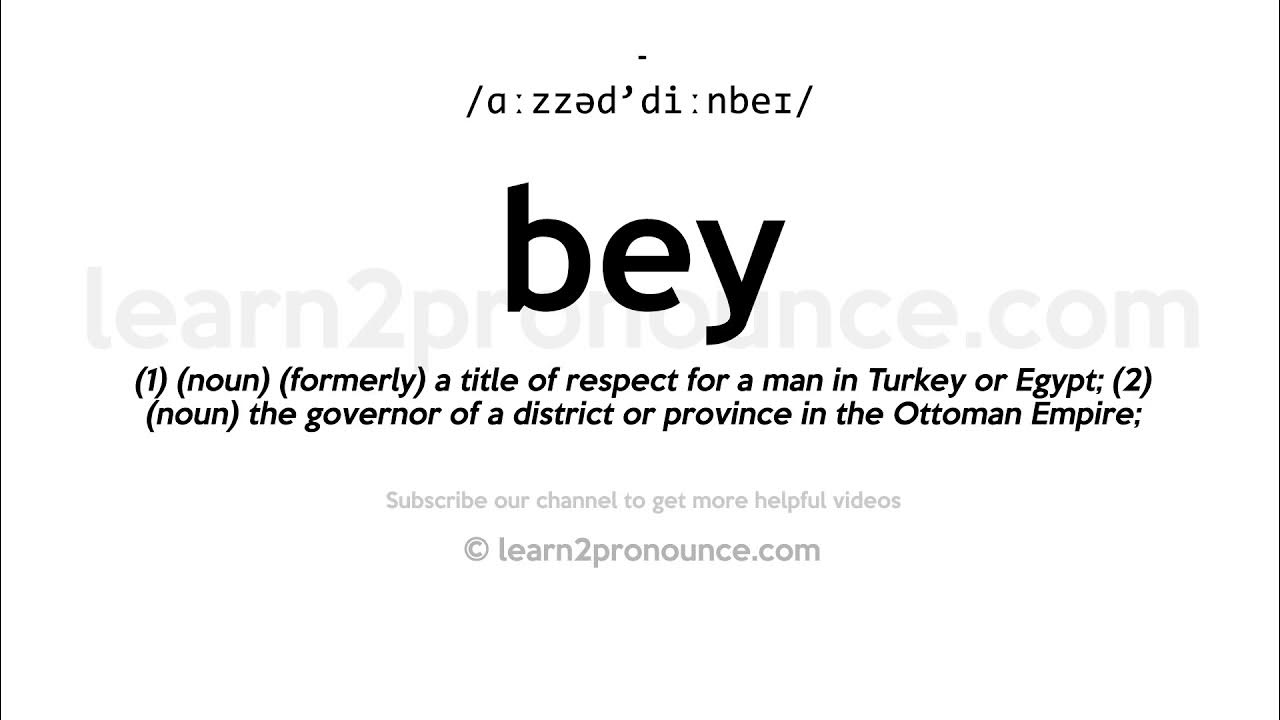 how-to-pronounce-bey-english-pronunciation-youtube
