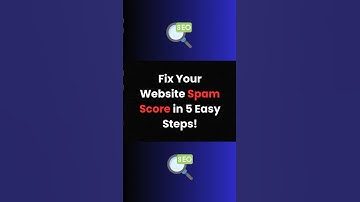 Step-by-Step Guide to Fix High Spam Score (SEO Tips) #shorts #youtubeshorts