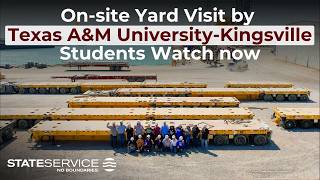 Modular fabrication Ingleside tour for Texas A&amp;M Kingsville Students - courtesy of State Service