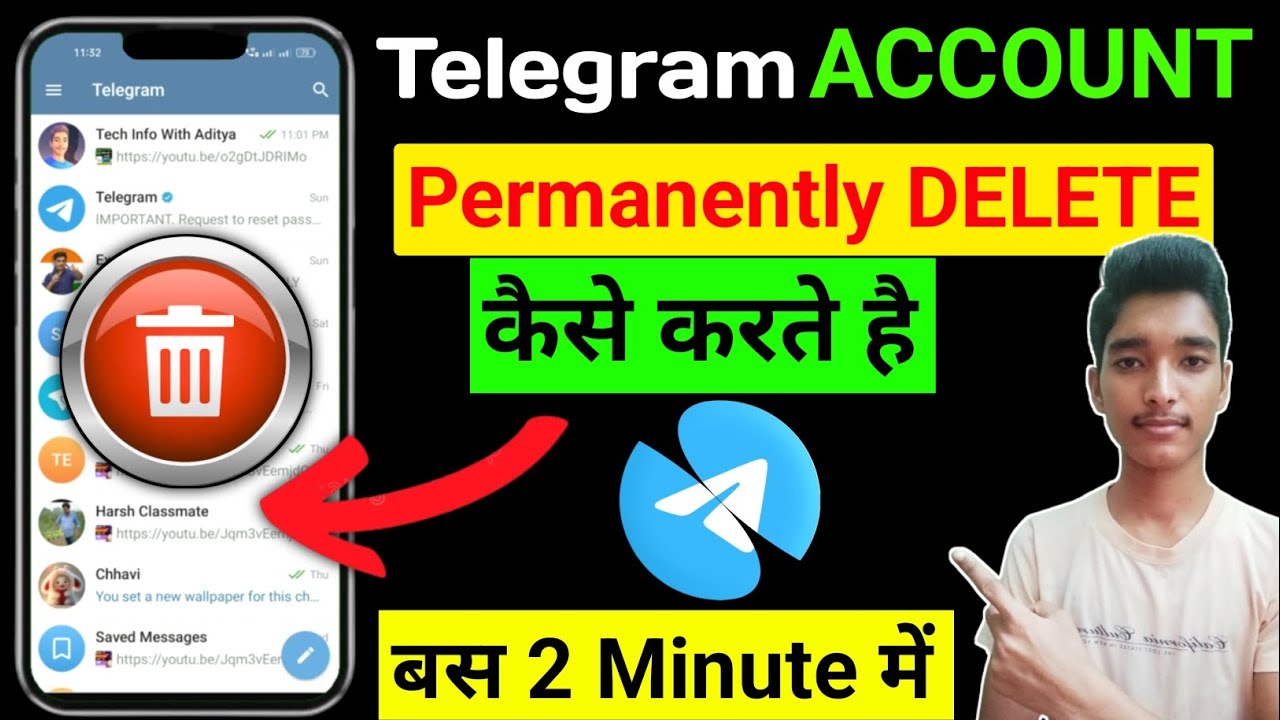 How to delete telegram account | Telegram account delete kaise kare ...
