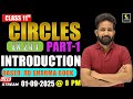 Introduction of Circle Equation of Circle in Standard Forms RD Sharma Class 11 Ex.24.1 Q.1 to Q.5