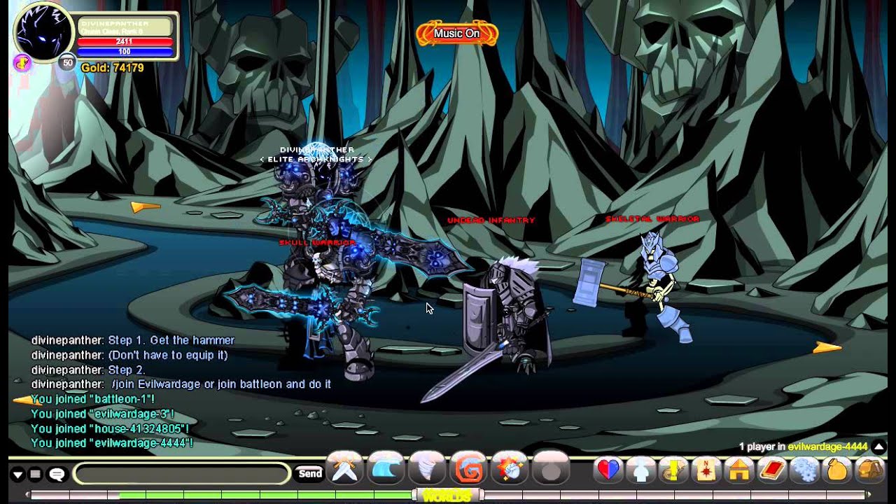 AQW: How to get to Dage's Merge Shop HD