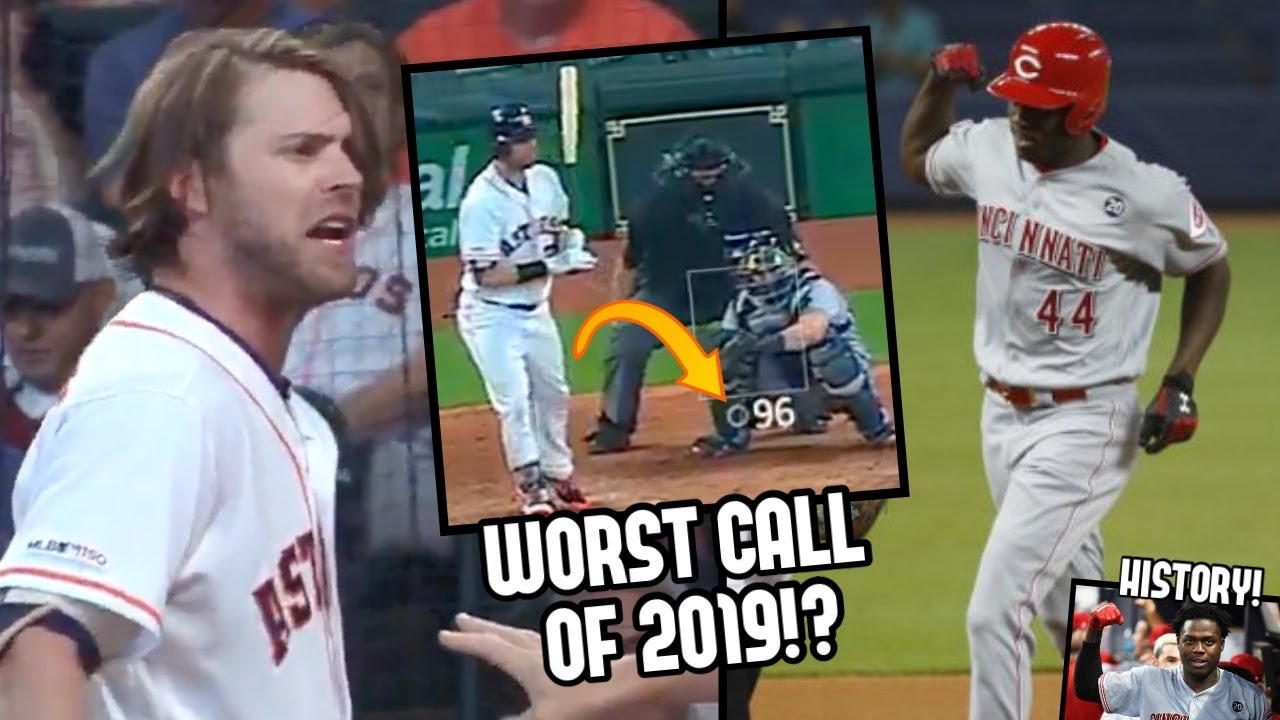 Umpire Makes WORST Call Ever And Josh Reddick Goes Crazy! Aristides Aquino HISTORY (MLB Recap) fuzzy dice