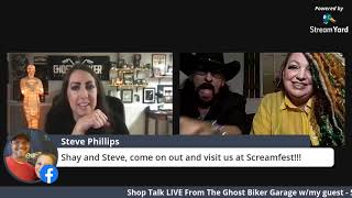 Episode 9 Ghost Biker Garage - Shop Talk LIVE w/Mother Legacy Music
