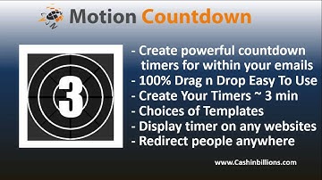 Motion Countdown Review | Create Motion Countdown Timers Within Your Emails